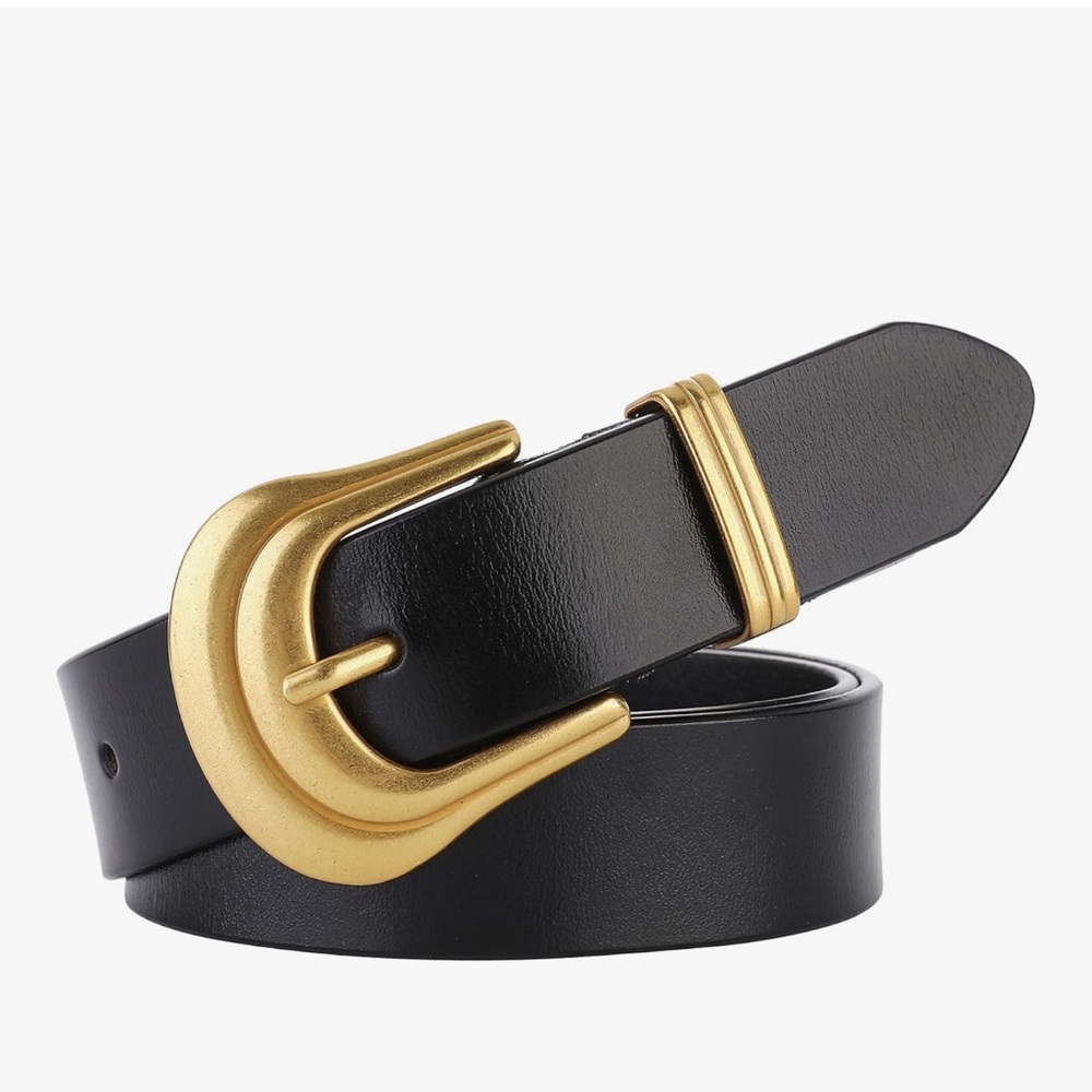 Black and Gold Women's Belt